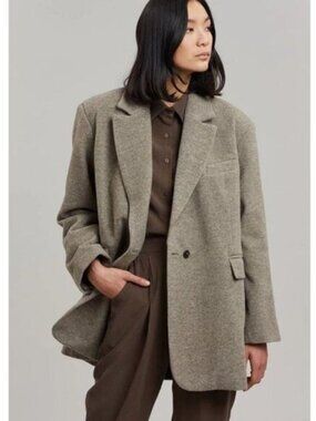 Vanessa Hong x Birgitte Herskind Wilma wool overcoat